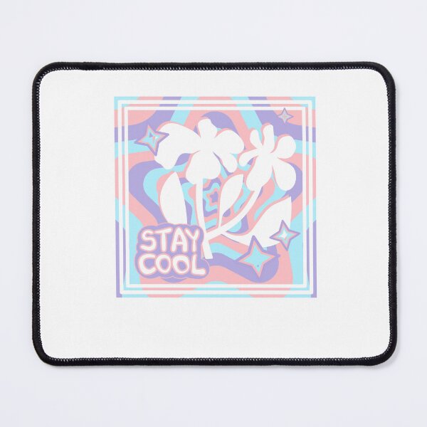 Item preview, Retro Geometric Pattern Groovy y2k 80s Trendy Flower T-shirt Sticker designed and sold by ThinkNature!.