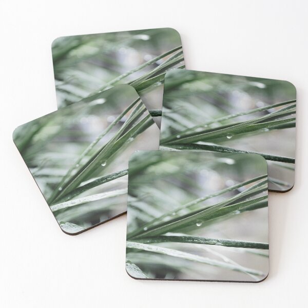 Item preview, water drops on blades of grass designed and sold by rrroza.
