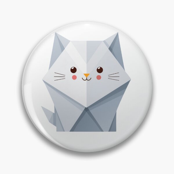 Item preview, cute origami cat designed and sold by EULALIA Twarog.