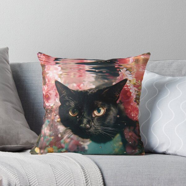 Item preview, underwater summer cat serenity designed and sold by YayaPrintable.