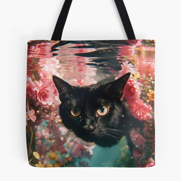 Item preview, underwater summer cat serenity designed and sold by YayaPrintable.