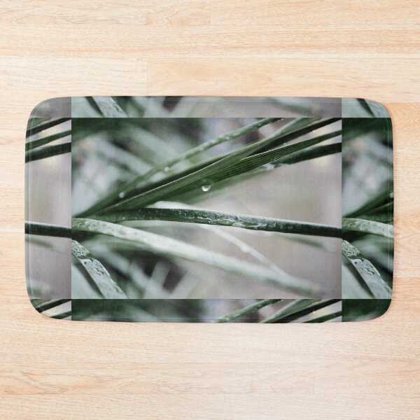 Item preview, water drops on blades of grass designed and sold by rrroza.
