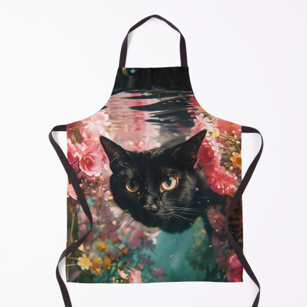 Item preview, underwater summer cat serenity designed and sold by YayaPrintable.