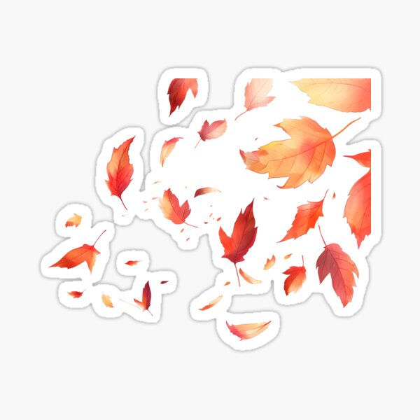 Item preview, Autumn Leaves in the Wind designed and sold by CheonjaeDesigns.