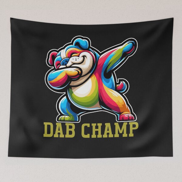 Item preview, Dab Champ Dabbing Bulldog  designed and sold by Expressiveess1.