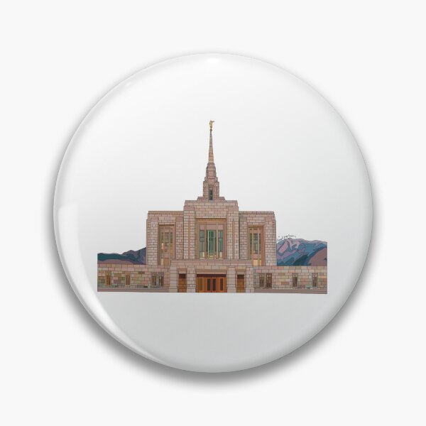 Item preview, Ogden Utah Temple (with mountains) designed and sold by HannahJaynVanderwerff.