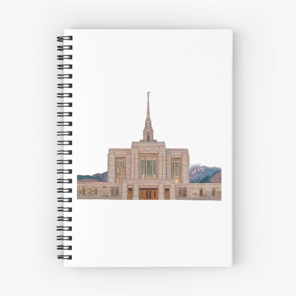 Item preview, Ogden Utah Temple (with mountains) designed and sold by HannahJaynVanderwerff.
