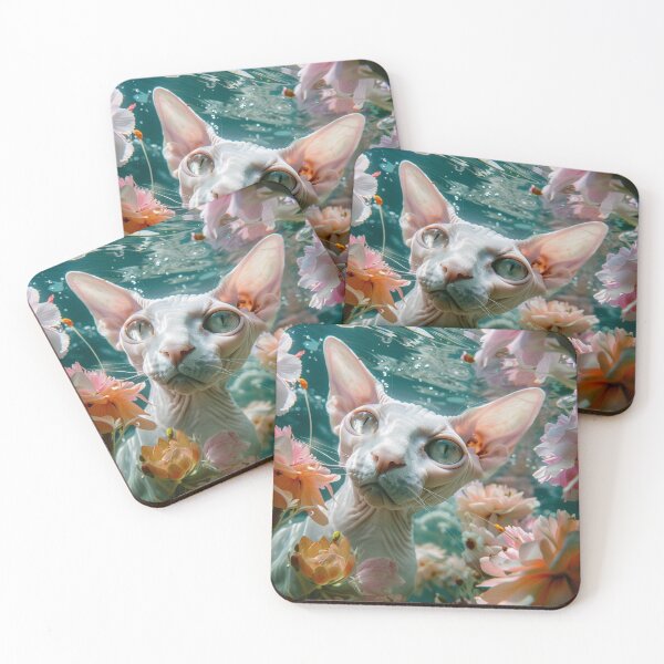 Item preview, underwater summer cat serenity designed and sold by YayaPrintable.