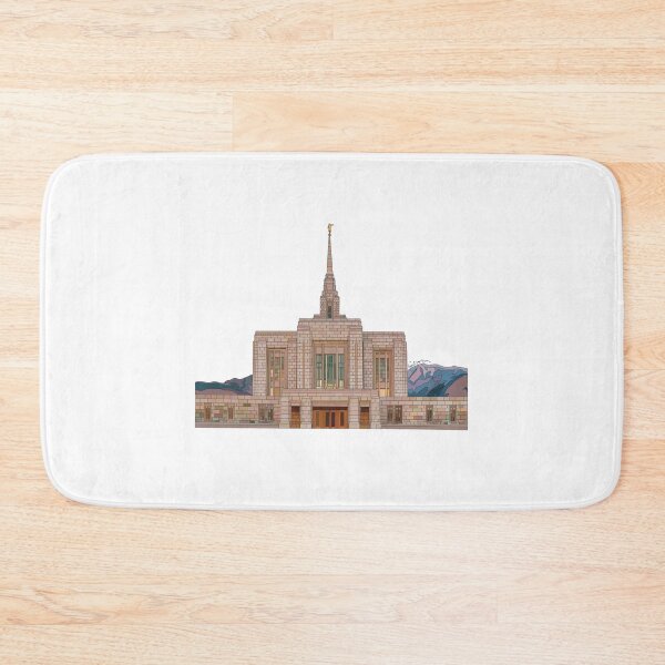 Item preview, Ogden Utah Temple (with mountains) designed and sold by HannahJaynVanderwerff.