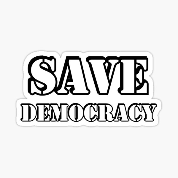 Artikel-Vorschau von Rettet die Demokratie, designt und verkauft von Inspirationmotivation.