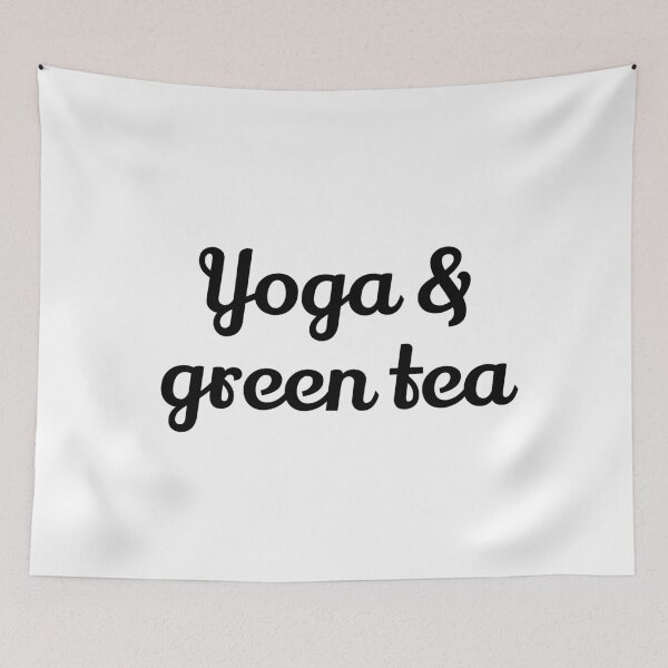 Item preview, Yoga and Green Tea designed and sold by Inspirationmotivation.