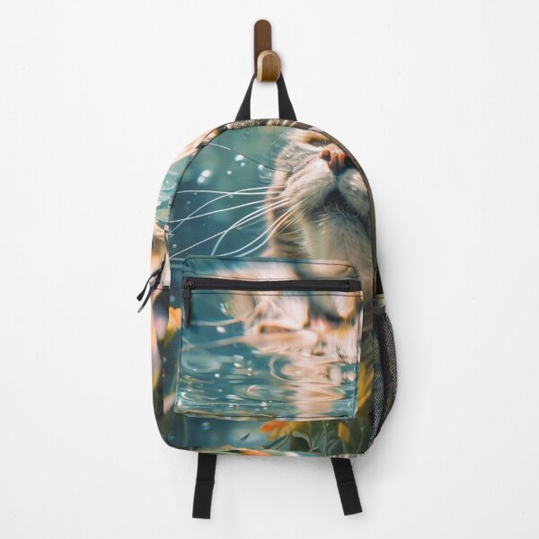 Item preview, underwater summer cat serenity designed and sold by YayaPrintable.