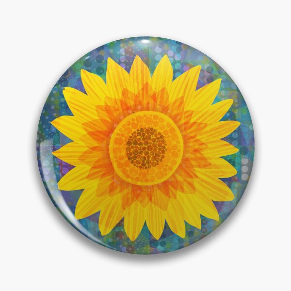Item preview, Sunflower in Summer - textured illustration by Cecca Designs designed and sold by Cecca-Designs.
