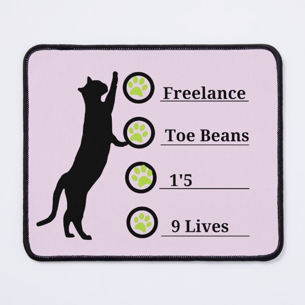 Item preview, Freelance, Toe Beans, 1'5, 9 Lives designed and sold by SillyFun.