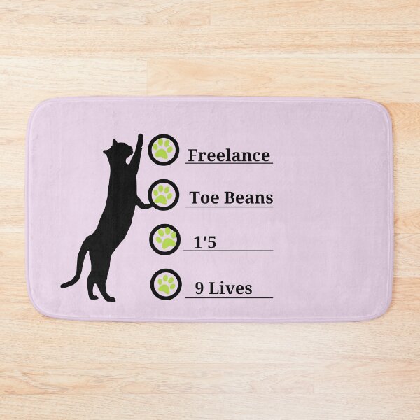 Item preview, Freelance, Toe Beans, 1'5, 9 Lives designed and sold by SillyFun.