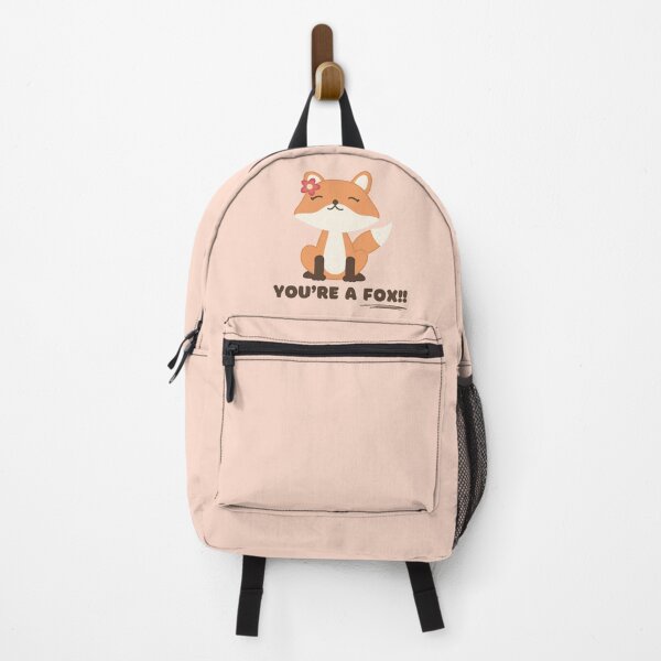 Item preview, You're a Fox: Cute Cartoon with Flower designed and sold by HELL0WBELLO.