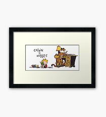 Calvin and Hobbes Framed Print