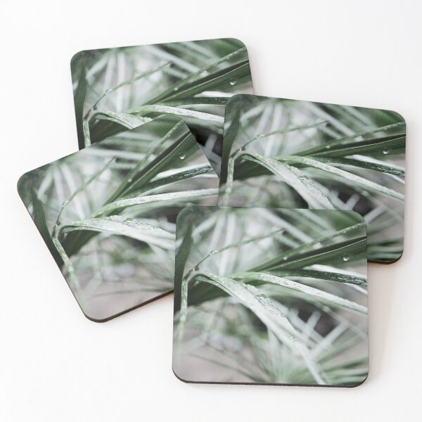 Item preview, water drops on blades of grass designed and sold by rrroza.