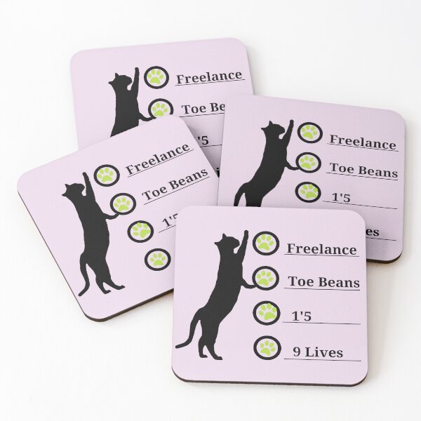 Item preview, Freelance, Toe Beans, 1'5, 9 Lives designed and sold by SillyFun.