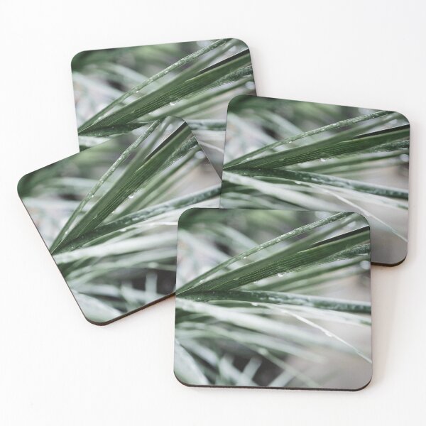 Item preview, water drops on blades of grass designed and sold by rrroza.