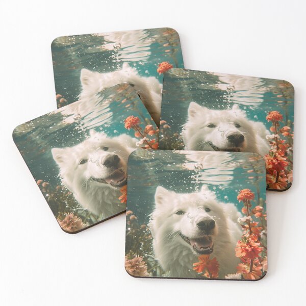 Item preview, underwater summer dog serenity designed and sold by YayaPrintable.