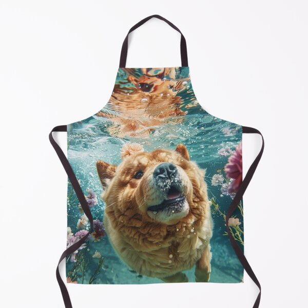 Item preview, underwater summer dog serenity designed and sold by YayaPrintable.