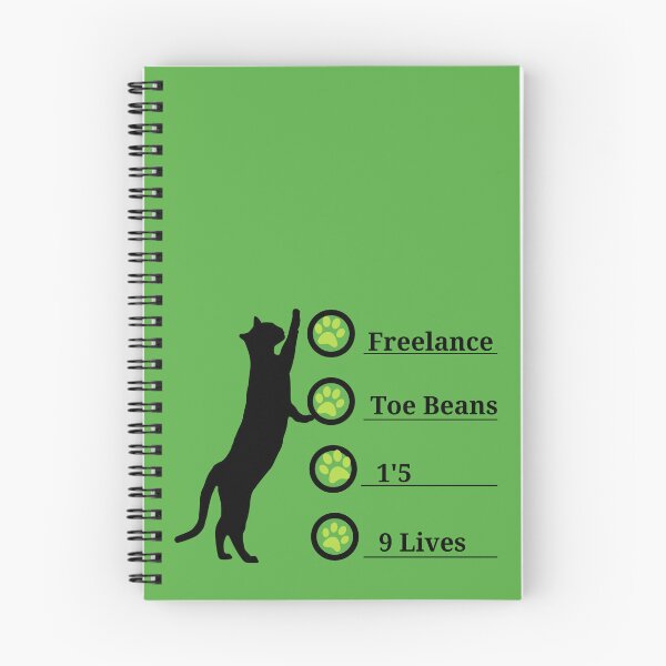 Item preview, Freelance, Toe Beans, 1'5, 9 Lives (Green BG) designed and sold by SillyFun.