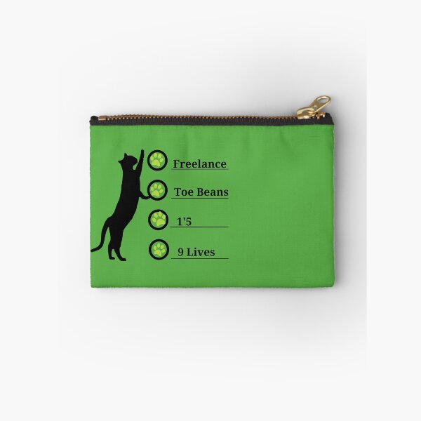Item preview, Freelance, Toe Beans, 1'5, 9 Lives (Green BG) designed and sold by SillyFun.