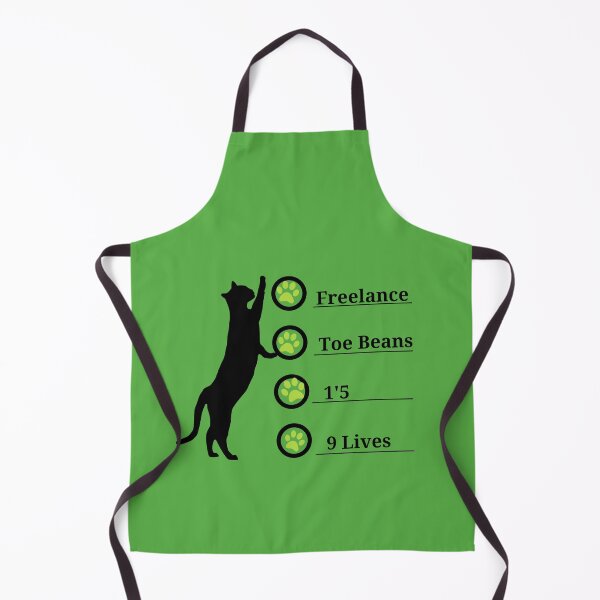 Item preview, Freelance, Toe Beans, 1'5, 9 Lives (Green BG) designed and sold by SillyFun.