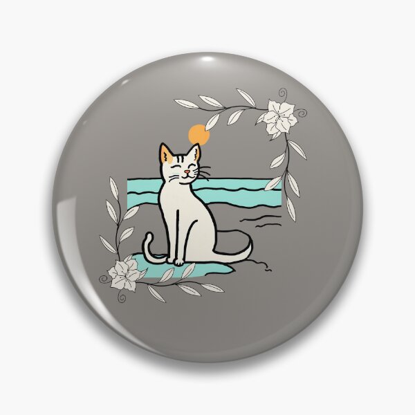 Item preview, GATO EN LA PLAYA, GATO, PLAYA designed and sold by GOLDENGARDENART.