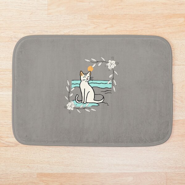 Item preview, CAT ON THE BEACH, CAT, BEACH designed and sold by GOLDENGARDENART.