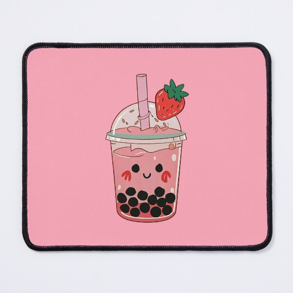 Item preview, Cute Strawberry Bubble Tea Kawaii designed and sold by canvadreamer444.