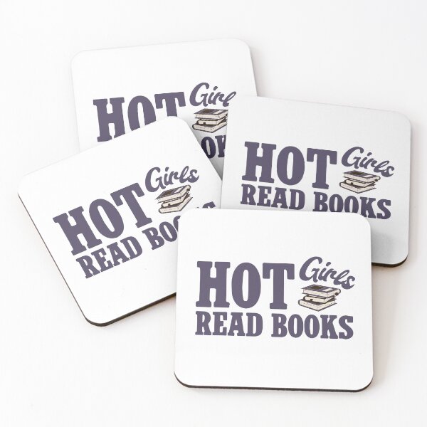 Item preview, Hot Girls Read Books, Book Lover Merch, Book Tropes designed and sold by StickAroundNZ.