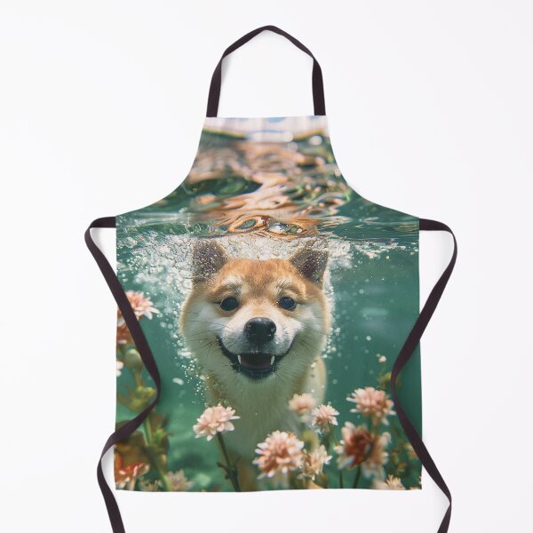 Item preview, underwater summer dog serenity designed and sold by YayaPrintable.