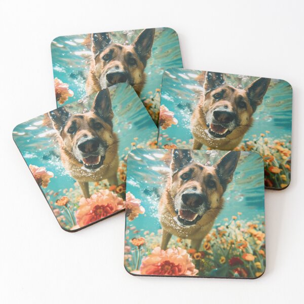 Item preview, underwater summer dog serenity designed and sold by YayaPrintable.