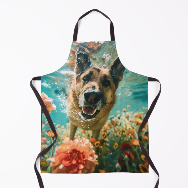 Item preview, underwater summer dog serenity designed and sold by YayaPrintable.