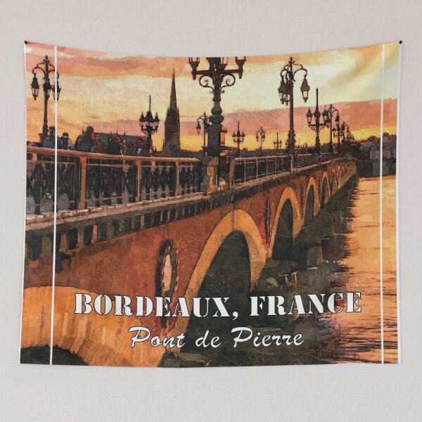 Item preview, Pont de Pierre, Bordeaux, France designed and sold by Era-of-Traveler.