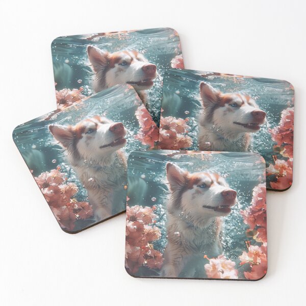 Item preview, underwater summer dog serenity designed and sold by YayaPrintable.