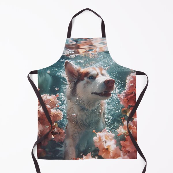 Item preview, underwater summer dog serenity designed and sold by YayaPrintable.