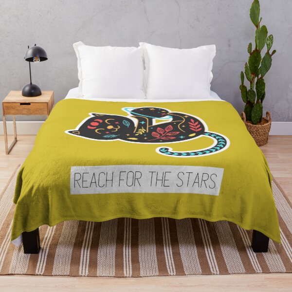 Item preview, Reach for the Stars #CatGifts #CatLady #CatMom #CatDad #CatLife designed and sold by Anna Halasek.