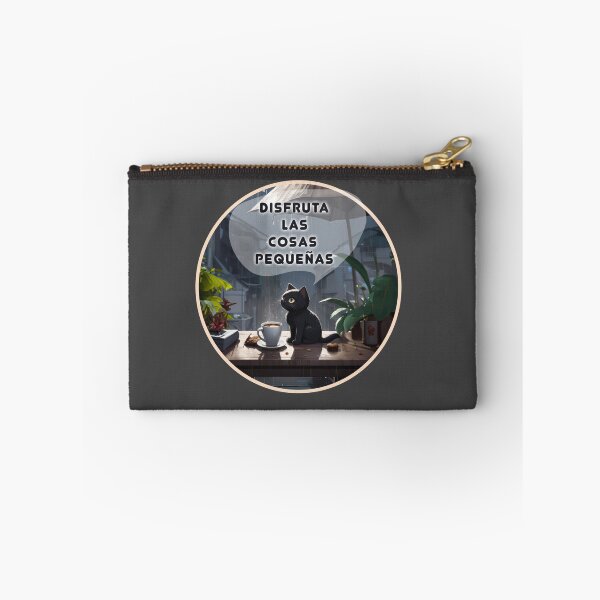 Item preview, Enjoy The Little Things Black Kitty Looking at the Rain Tee Shirt designed and sold by La Loca.