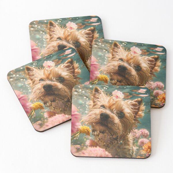 Item preview, underwater summer dog serenity designed and sold by YayaPrintable.