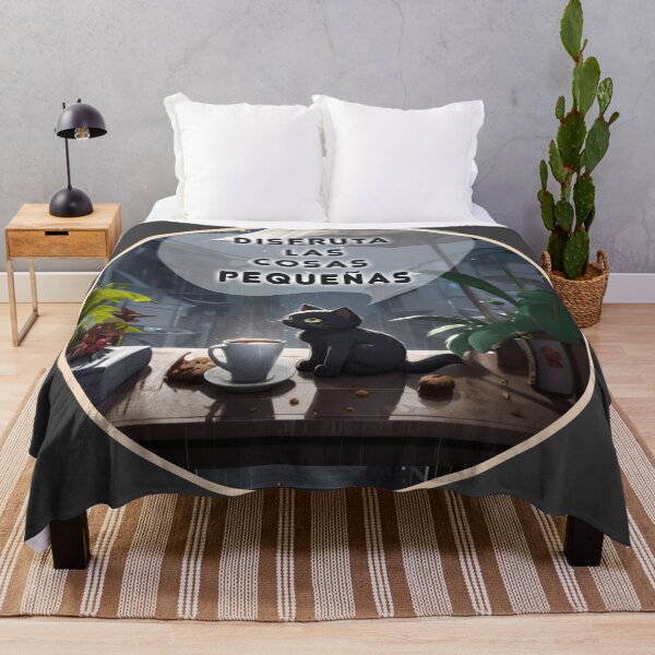 Item preview, Enjoy The Little Things Black Kitty Looking at the Rain Tee Shirt designed and sold by La Loca.