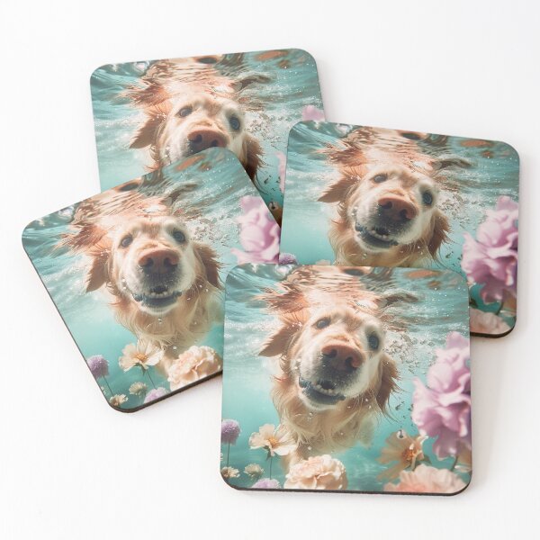 Item preview, underwater summer dog serenity designed and sold by YayaPrintable.