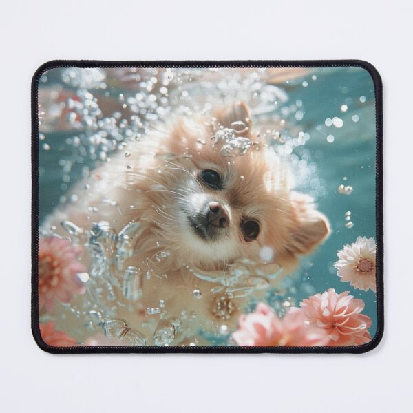 Item preview, underwater summer dog serenity designed and sold by YayaPrintable.