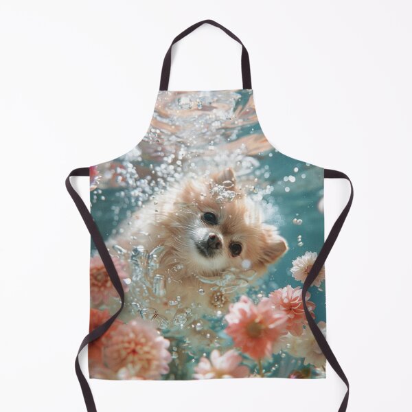 Item preview, underwater summer dog serenity designed and sold by YayaPrintable.