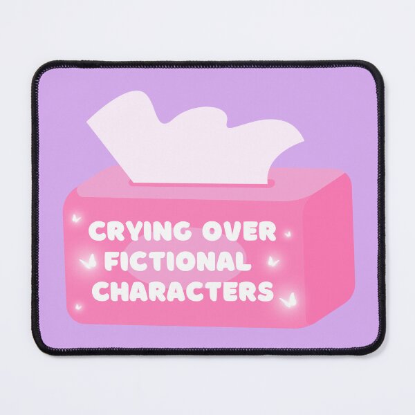 Item preview, Crying Over Fictional Characters: Book Lover designed and sold by HELL0WBELLO.
