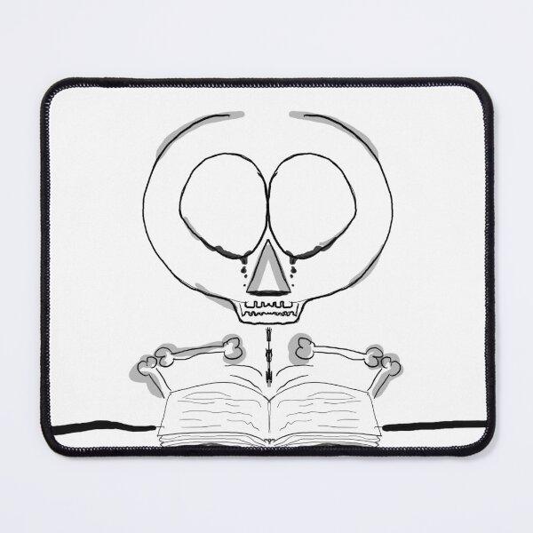 Item preview, Ghost doodle cartoon reading novel in bookstore /Halloween  designed and sold by nongsao4.