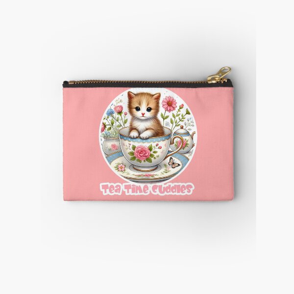 Item preview, Tea Time Cuddles - Adorable Kitten in Teacup designed and sold by AdelkoDesigns.