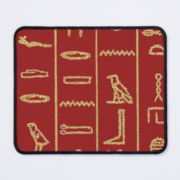 Item preview, Red & Gold Egyptian Hieroglyphs designed and sold by LisaMPierce1990.